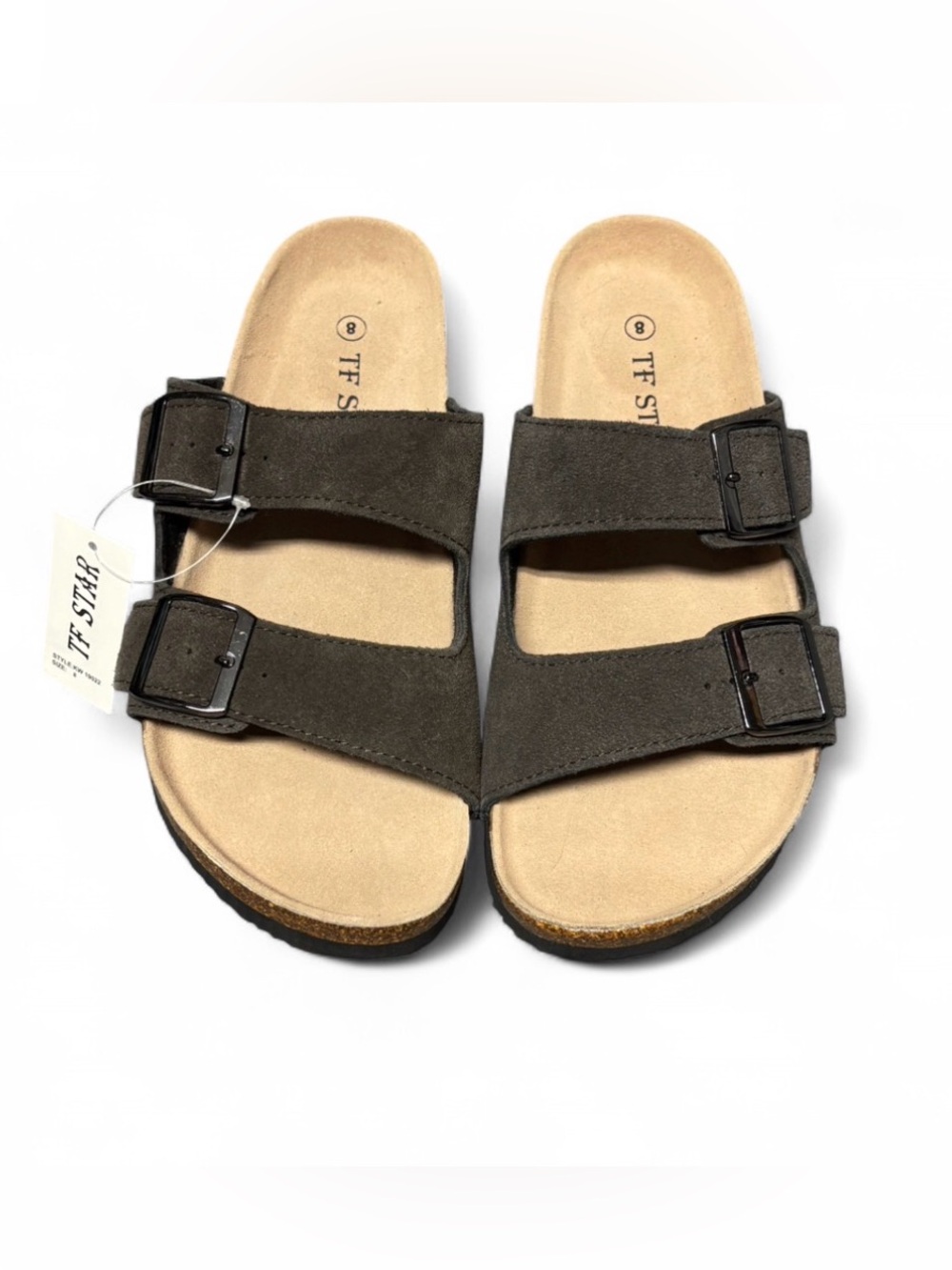 TF STAR COW SUEDE LEATHER SANDALS (Men’s 8/ Women’s 10)